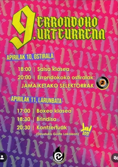 ERRONDOKO 9. URTEURRENA: Jamaiketako Selektoreak