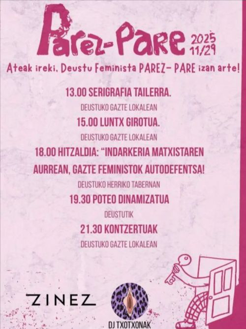 PAREZ PARE (Pare - Deustuko talde feministaren eguna)