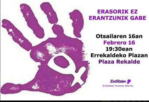 ERASORIK EZ, ERANTZUNIK GABE