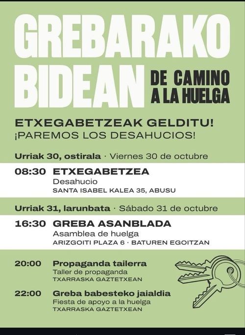 GREBA BABESTEKO JAIALDIA