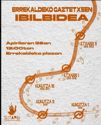 ERREKALDEKO GAZTETXEEN IBILBIDE