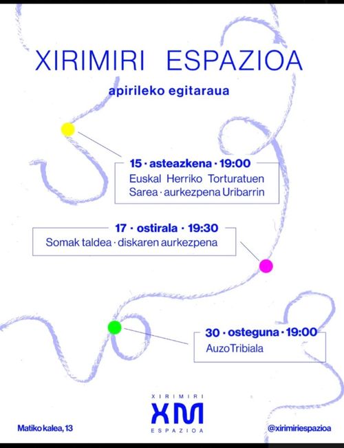 EHko torturatuen sarearen aurkezpena