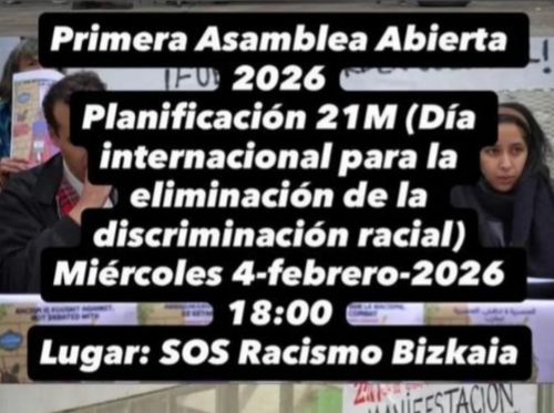 Asamblea para preparar el 21M (Día internacional de la eliminación de la discriminación racial)
