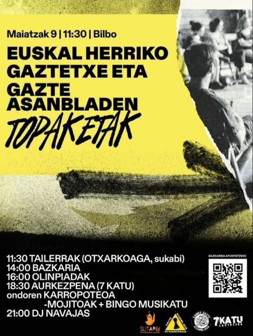 EHko GAZTETXEEN ETA GAZTE ASANBLADEN TOPAKETAK