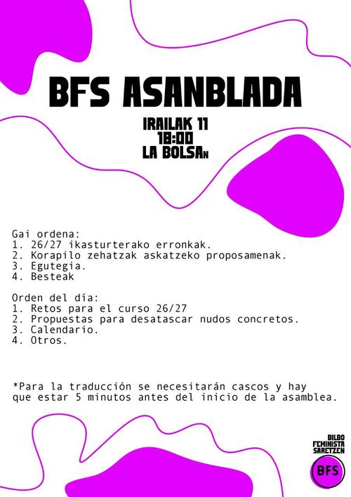 BFS asanblea