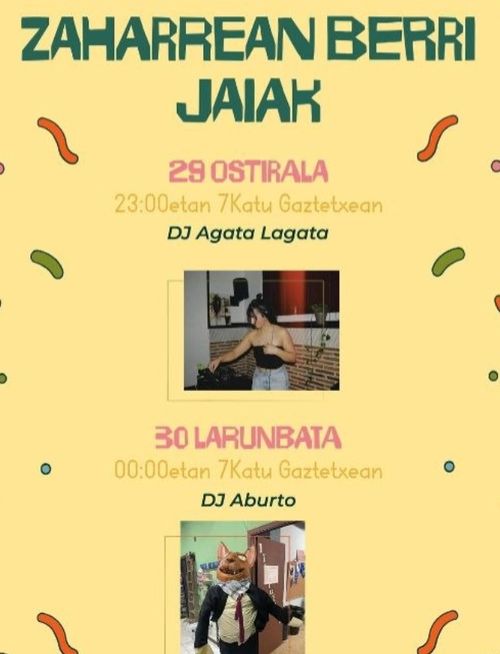 ZAHARREAN BERRI: Dj Agata Lagata