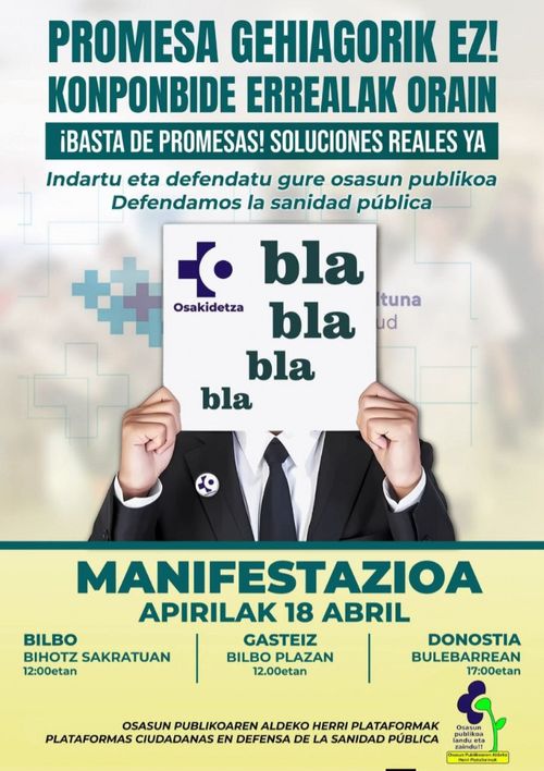 PROMESA GEHIAGORIK EZ! KONPONBIDE ERREALAK ORAIN