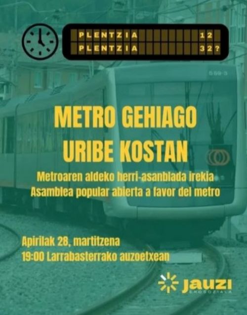 METRO GEHIAGO URIBE KOSTAN