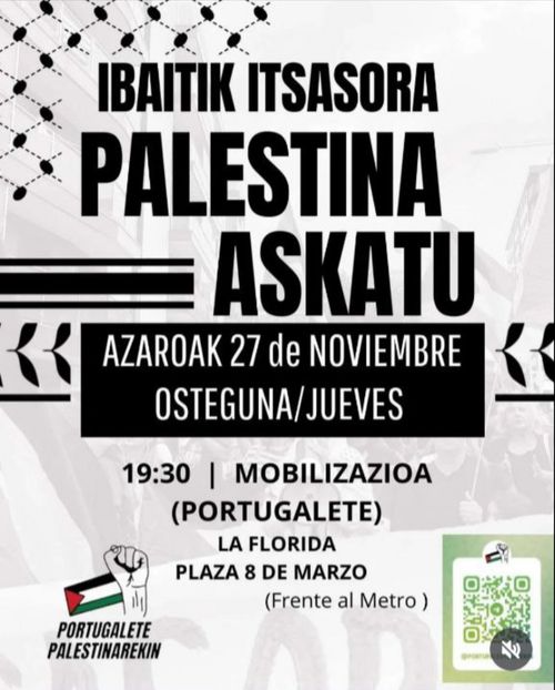 IBAITIK ITSASORA PALESTINA ASKATU