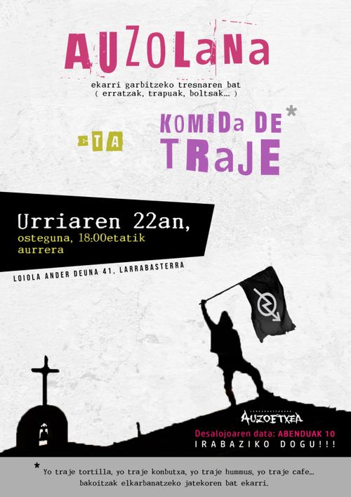 AUZOLANA eta KOMIDA DE TRAJE