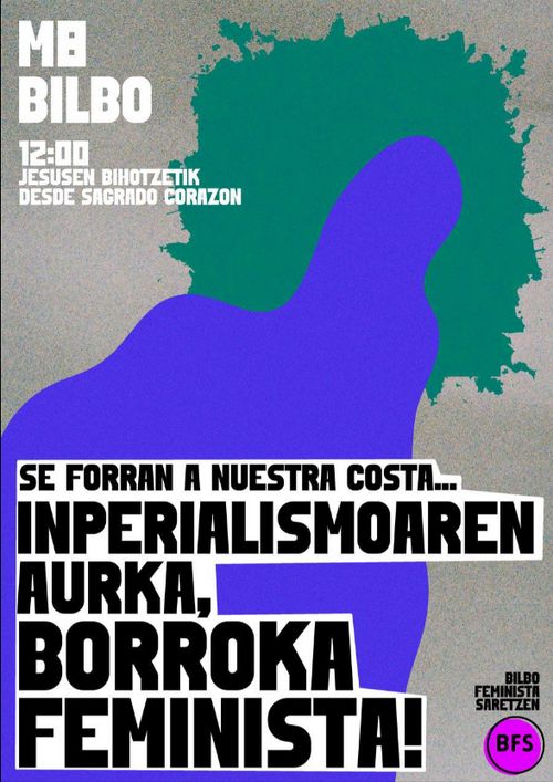 SE FORRAN A NUESTRA COSTA... INPERIALISMOAREN AURKA, BORROKA FEMINISTA!