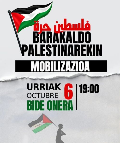 MOBILIZAZIOA: BARAKALDE PALESTINAREKIN