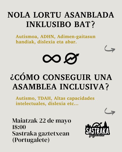 Nola lortu asamblada inklusibo bat? (Neurodivergentzia) 