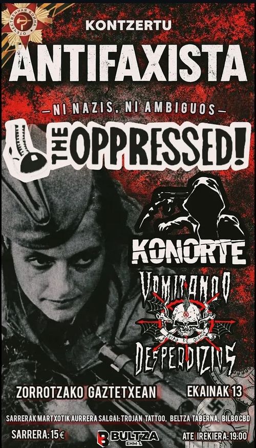 THE OPPRESSED ZORROTZAKO GAZTETXEAN