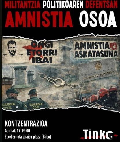 MILITANTZIA POLITIKOAREN DEFENTSAN, AMNISTIA OSOA
