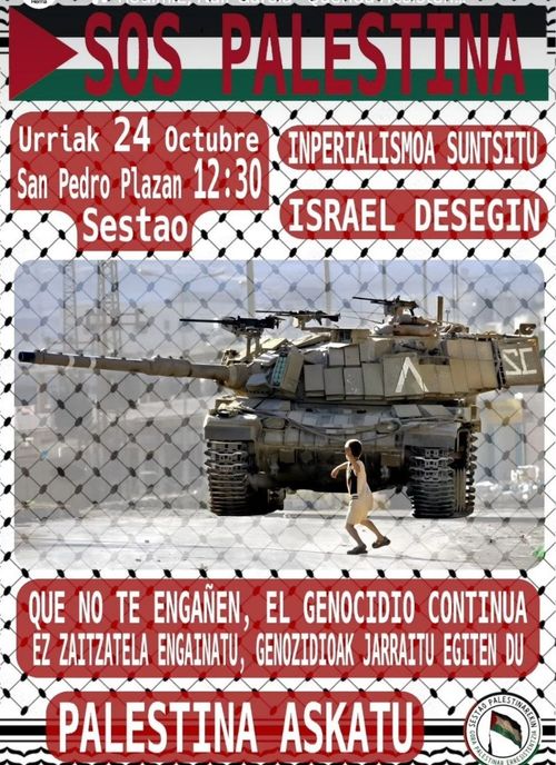 SOS PALESTINA MOBILIZAZIOAS