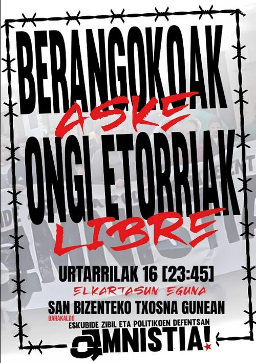 BERANGOKOAK ASKE, ONGI ETORRIAK LIBRE