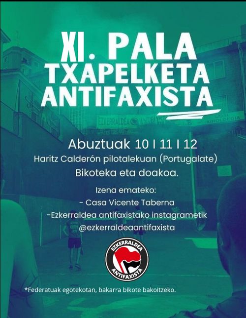 XI. PALA TXAPELKETA ANTIFAXISTA 