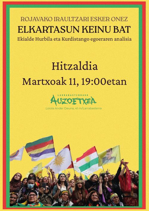 Ekialde Hurbila eta Kurdistango egoeraren analisia
