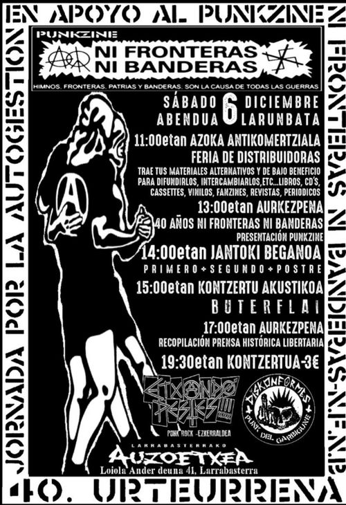 NI FRONTERAS NI BANDERAS XL. URTEURRENA