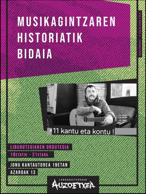 MUSIKAGINTZARIK HISTORIATIK BIDAIA: Jonu kantautorea