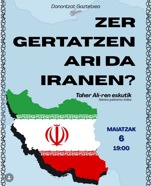 ZER GERTATZEN ARI DA IRANEN?