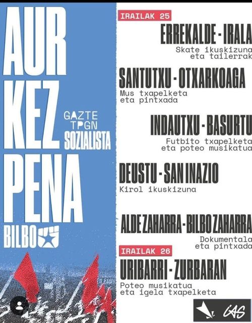 GAZTE TOPAGUNE SOZIALISTA - AURKEZPENAK