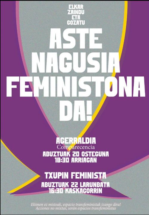 ASTE NAGUSIA FEMINISTONA DA!