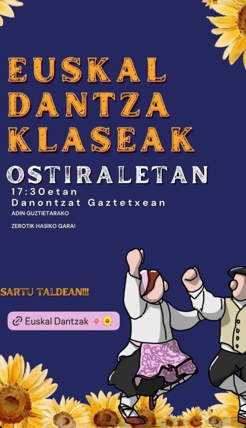 EUSKAL DANTZA KLASEAK