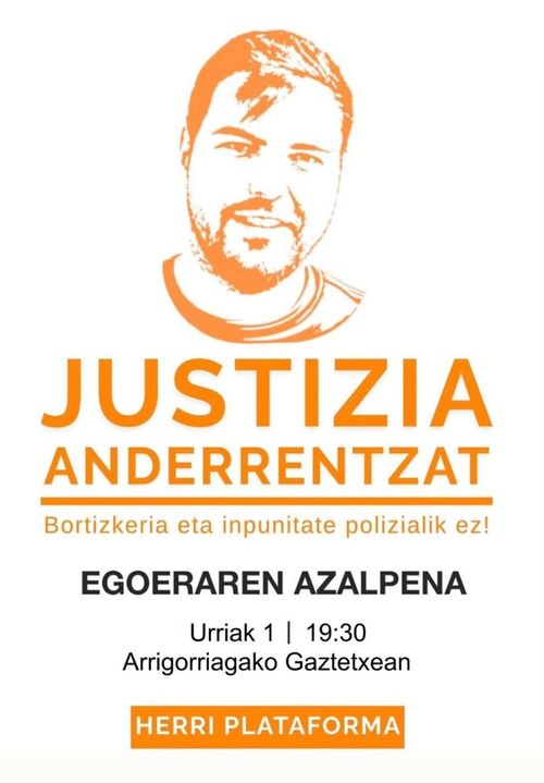 JUSTIZIA ANDERRENTZAT (EGOERAREN AZALPENA)