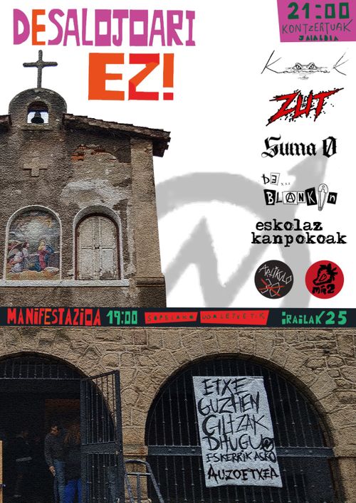 DESALOJOARI EZ! Mani + Kontzertuk //