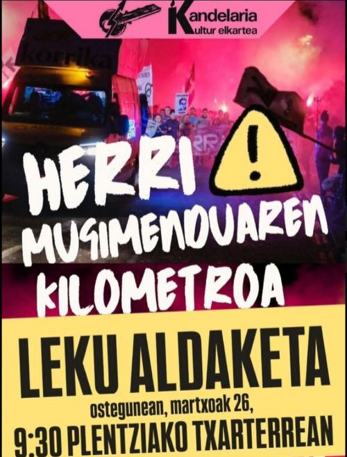 KORRIKA: PLENTZIAKO HERRI MUGIMENDUAREN KM