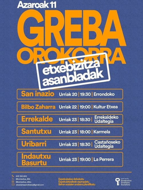 ETXEBIZITZA ASANBLADAK (Azaroak 11 Greba Orokorra)