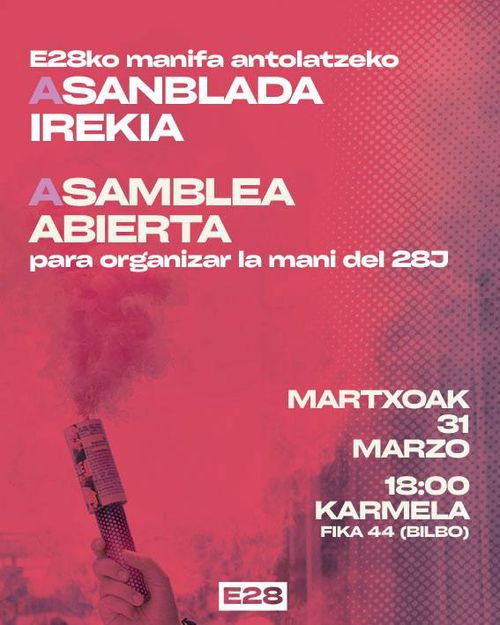 E28 asanblada irekia