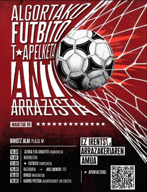 ALGORTAKO FUTBITO TXAPELKETA ANTIARRAZISTA
