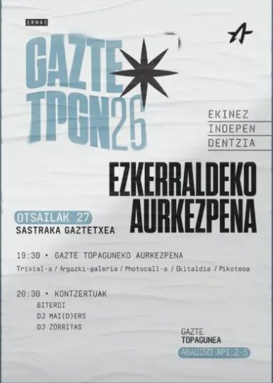 GAZTE TOPAGUNE AURKEZPENA