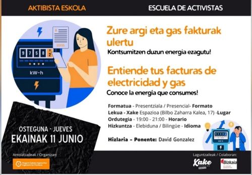 ZURE ARGU ETA GAS FAKTURA ULERTU