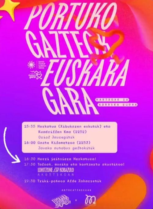 KORRIKA EGUNA: PORTUKO GAZTEOK EUSKARA GARA