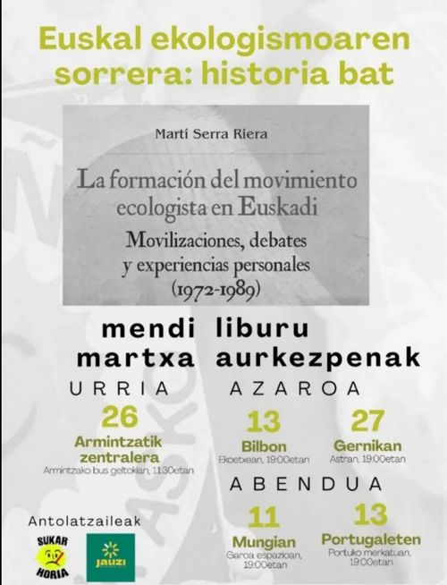 EUSKAL EKOLOGISMOAREN SORRERA: HISTORIA BAT