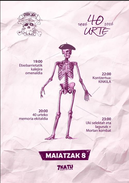 BILBOKO GAZTETXEA: 1986-2026 