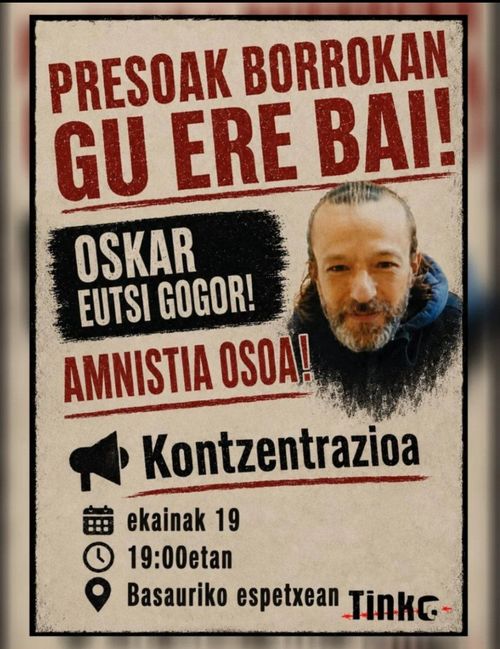 PRESOAK BORROKAN, GU ERE BAI! OSKAR EUTSI GOGOR!