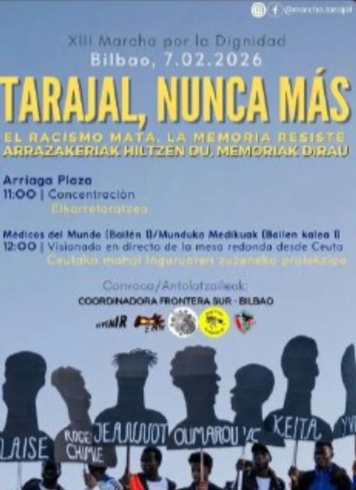 XIII. MARTXA POR LA DIGNIDAD. TARAJAL, NUNCA MÁS.