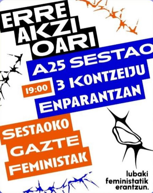 A25 SESTAON: "ERREAKZIOARI, LUBAKI FEMINISTATIK ERANTZUN"