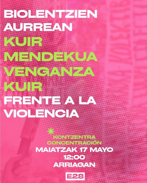 BIOLENTZIEN AURREAN, KUIR MENDEKUA!