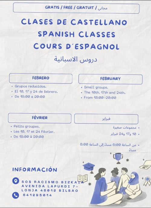 SPANISH CLASSES - COURS D'ESPAGNOL - دروس اللغة الإسبانية