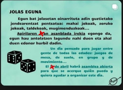 Jolas Eguna Antolatzeko Asanblada Irekia