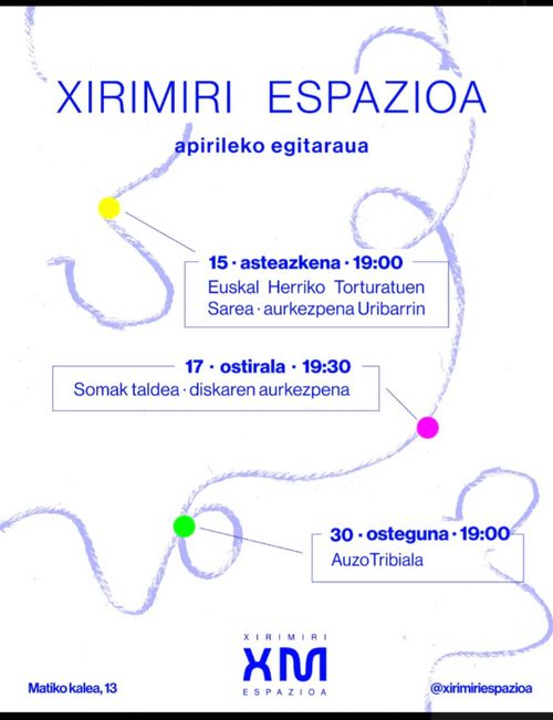EHko torturatuen sarearen aurkezpena