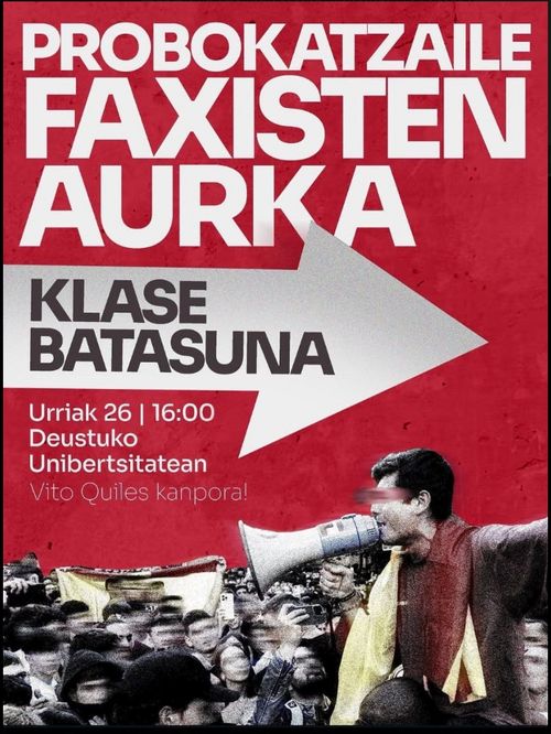 PROBOKATZAILE FAXISTEN AURKA, KLASE BATASUNA