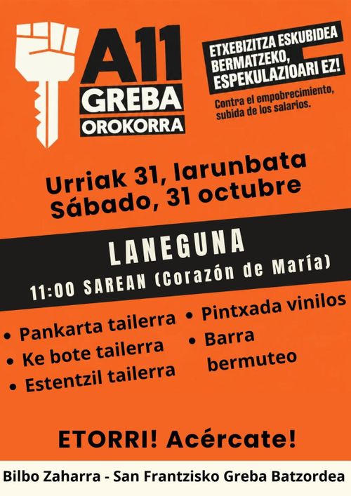 Bilbi-Sanfran greba komitea: auzolana eta marianitada