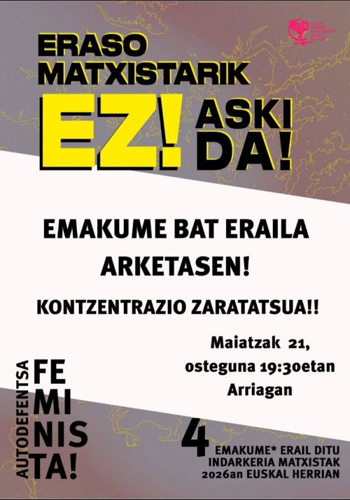 ERASO MATXISTARIK EZ! ASKI DA!
